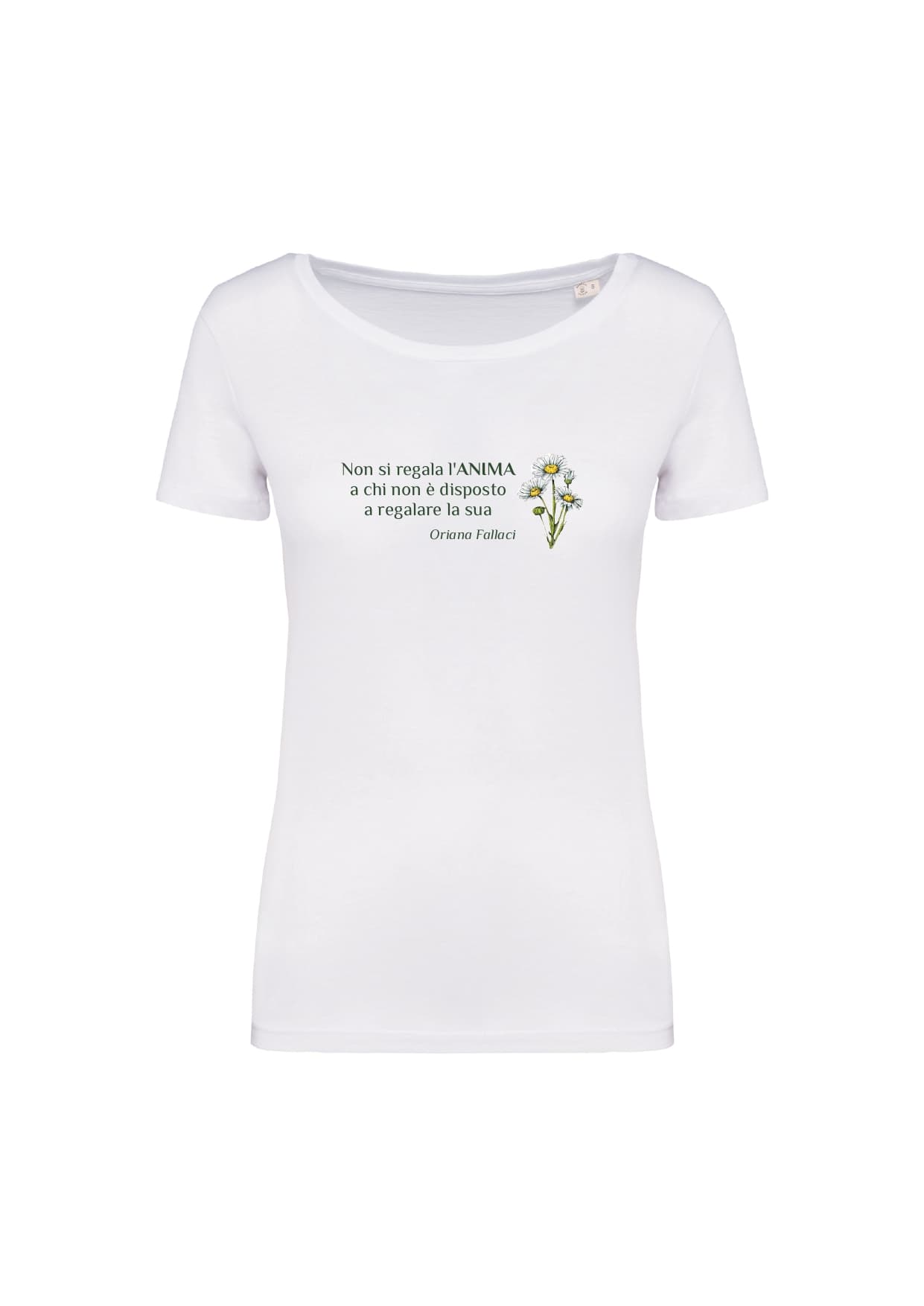 T-shirt_donna_manica_corta_bianco_Non_si_regala_l-anima_a_chi_non_e_disposto_a_regalare_la_sua