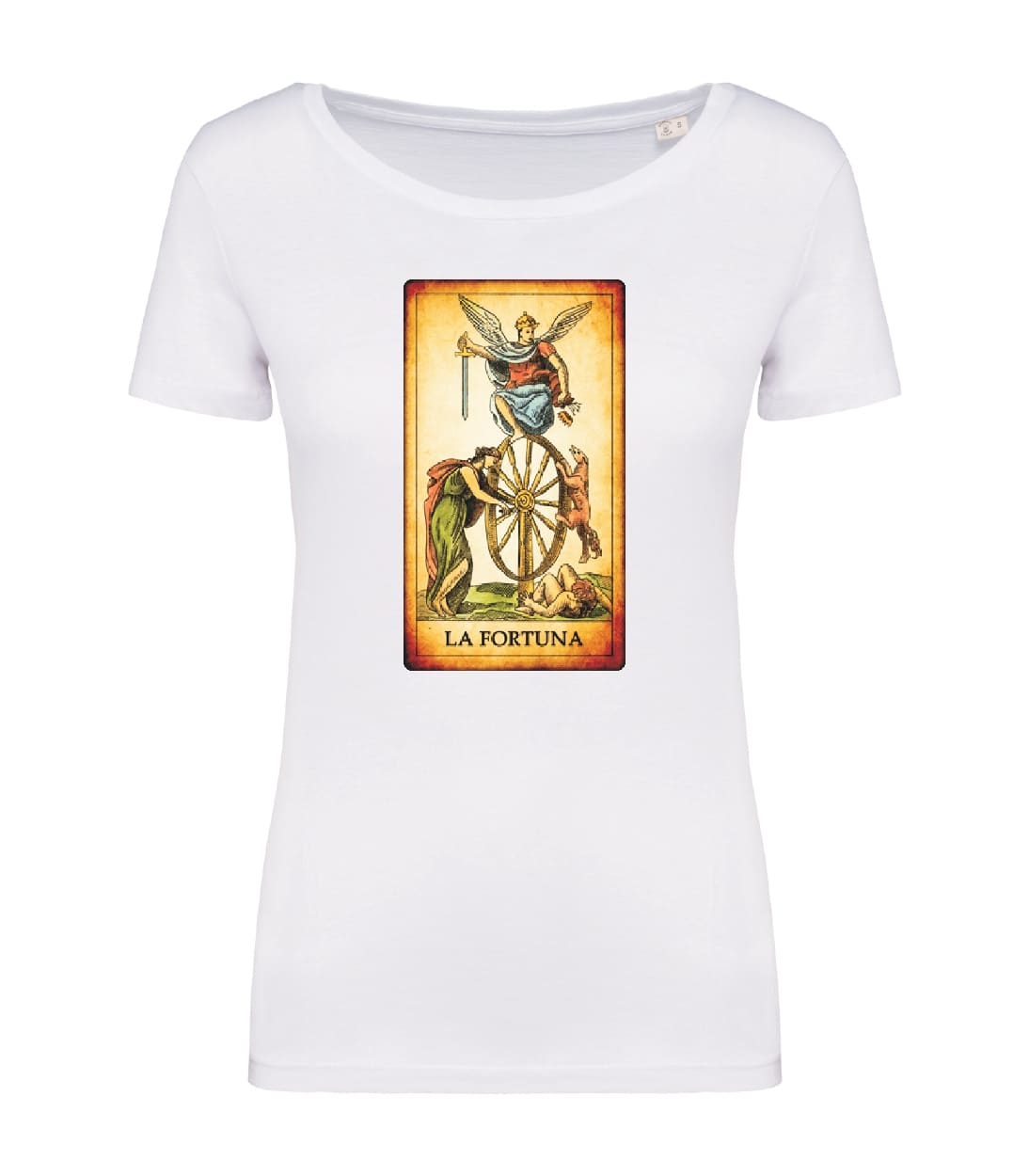 T-shirt_donna_manica_corta_bianco_la_fortuna