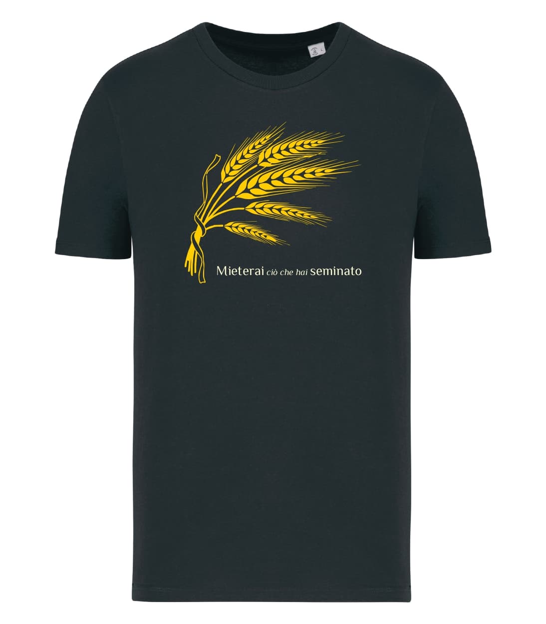 T-shirt_manica_corta_uomo_nero_Mieterai_cio_che_hai_ seminato