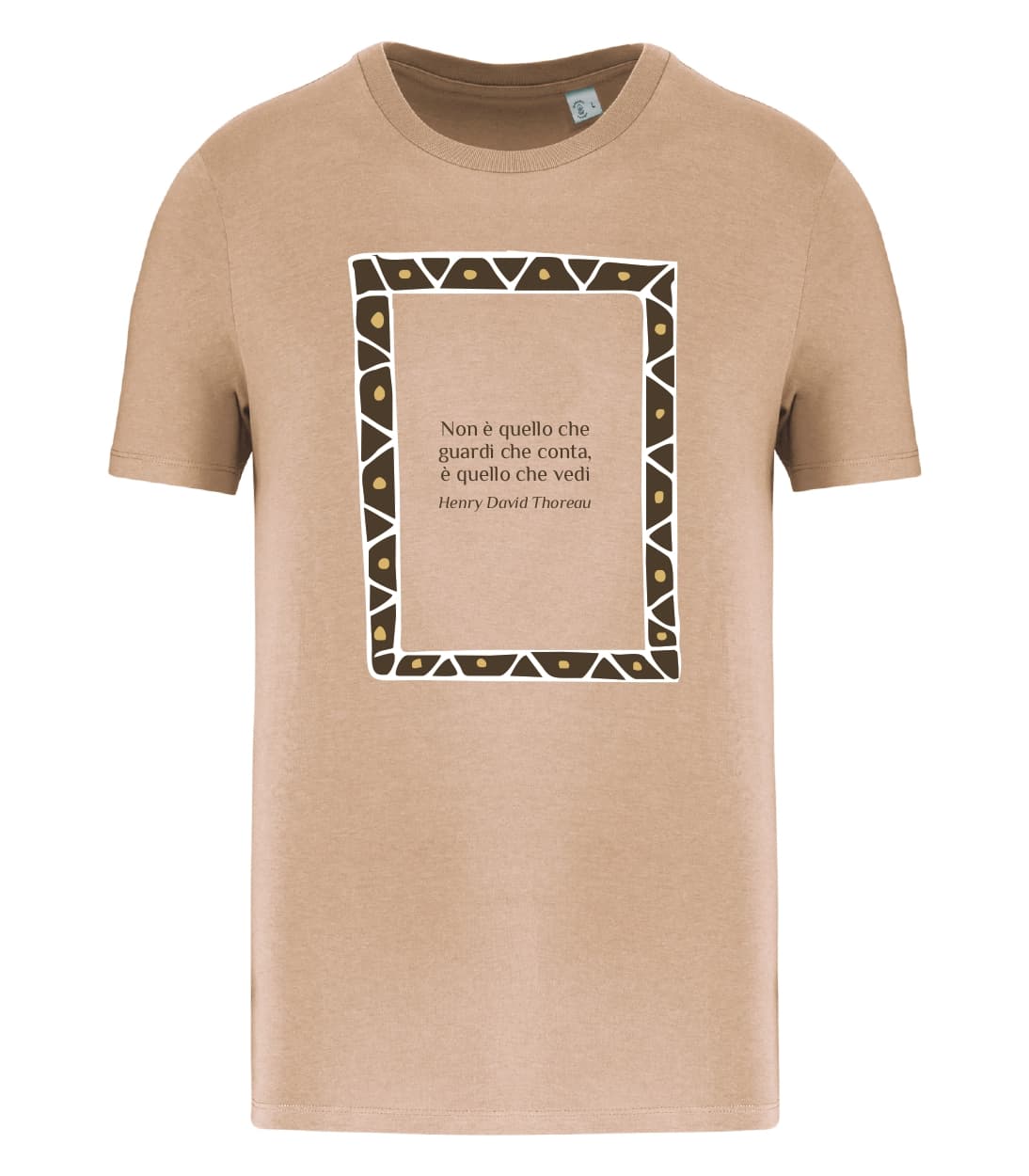 T-shirt_manica_corta_uomo_sabbia_Non_e_quello_che_ guardi_che_ conta