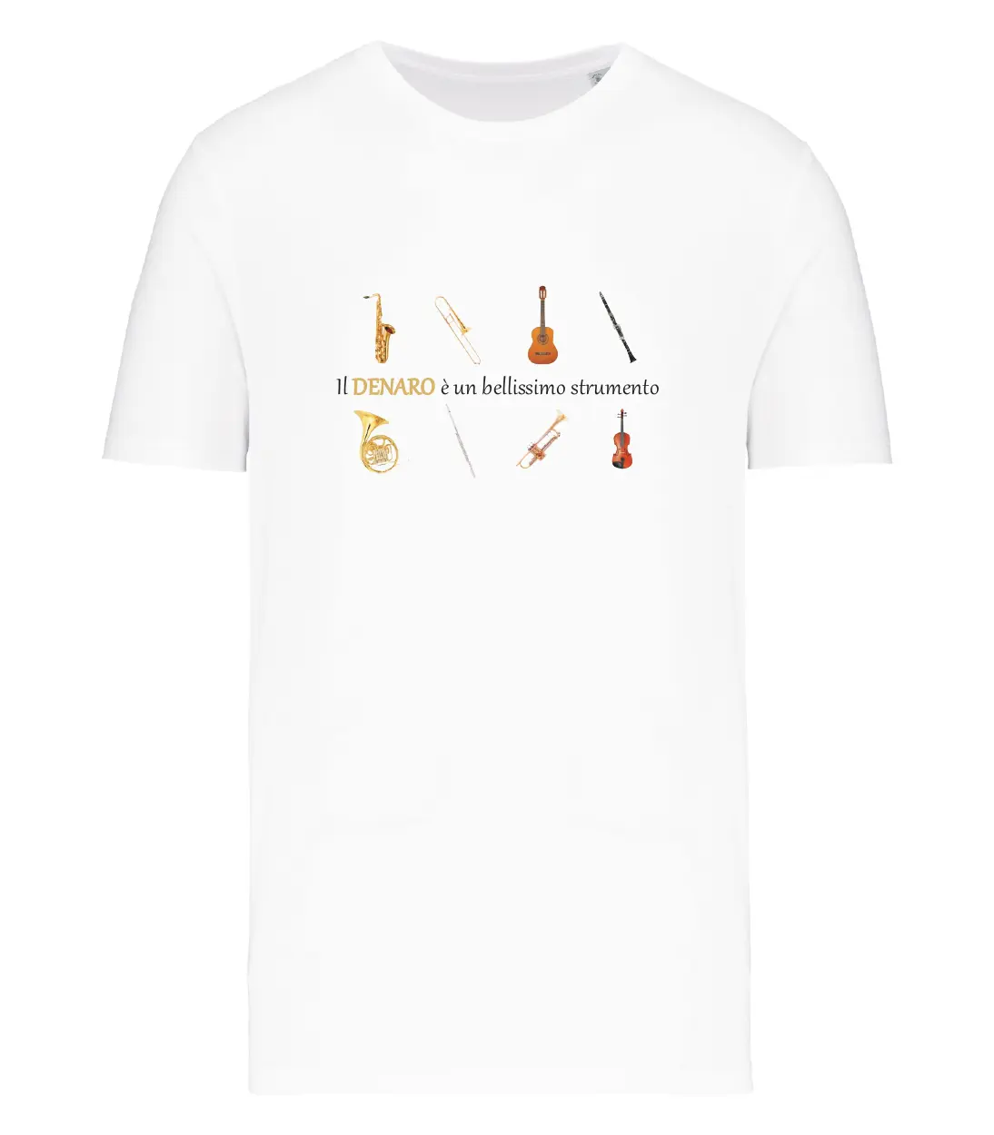 T-shirt_uomo_manica_corta_bianco_Il_denaro_e_un_bellissimo_strumento