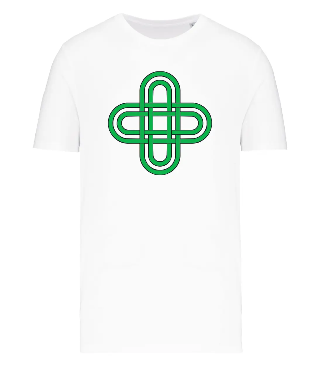 T-shirt_uomo_manica_corta_bianco_nodo_di_salomone