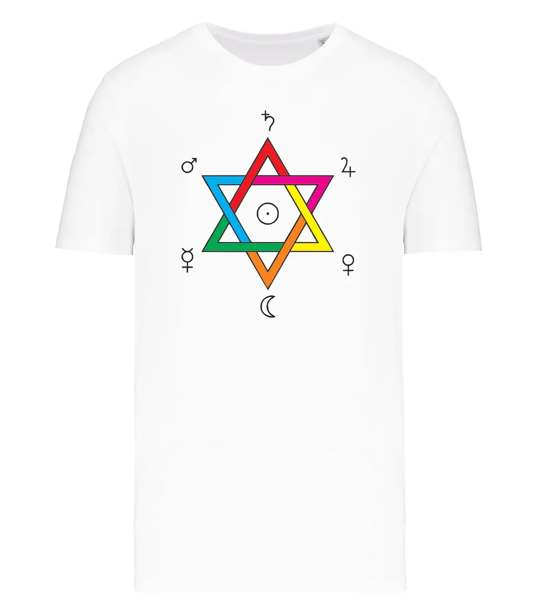 T-shirt_uomo_manica_corta_bianco_pentacolo_con_i_5_elementi