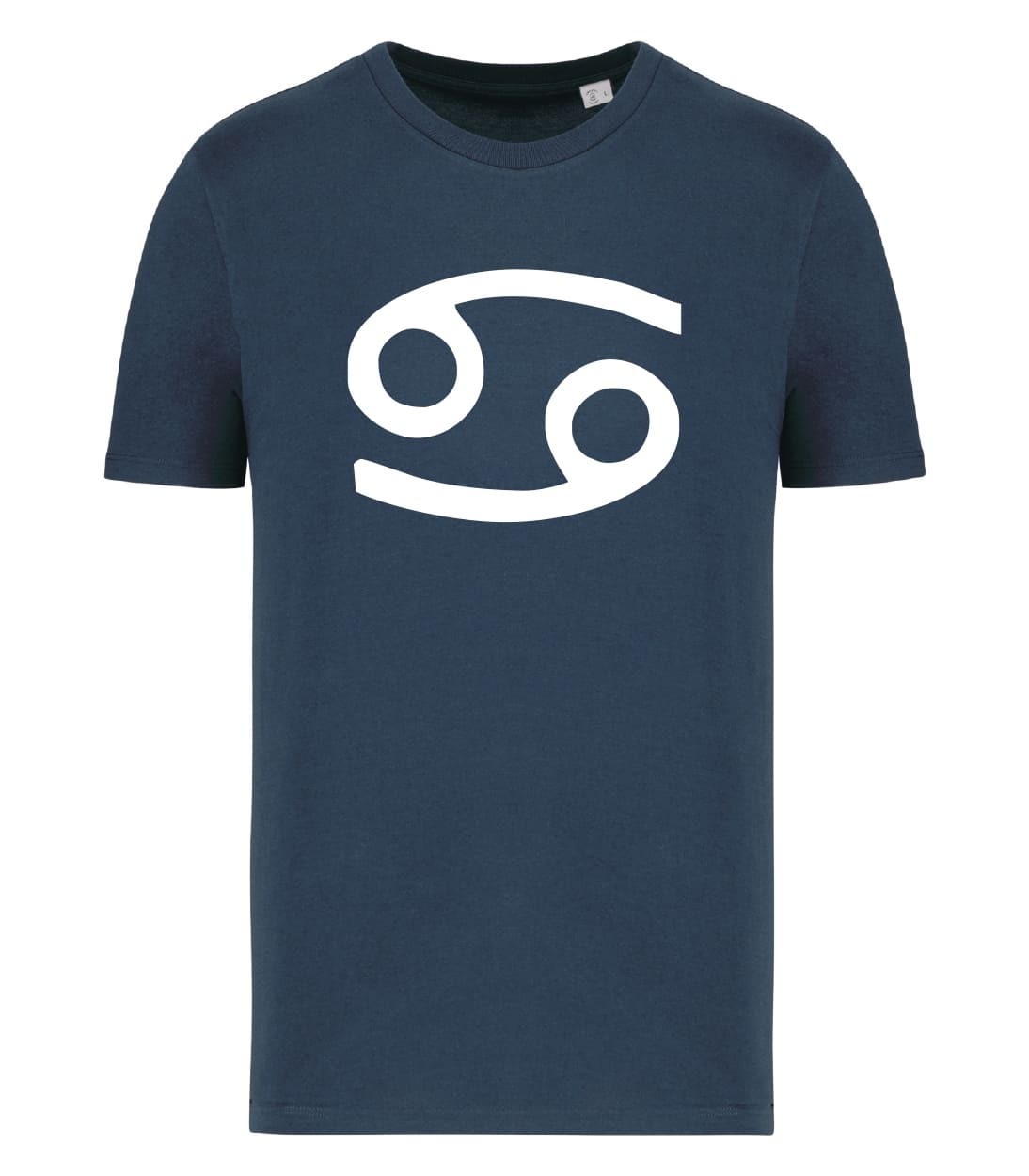 T-shirt_uomo_manica_corta_blu_navy_segno_zodiacale_cancro