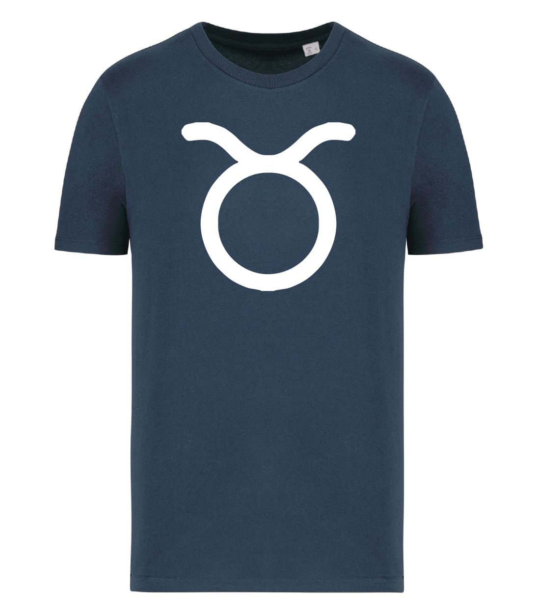T-shirt_uomo_manica_corta_blu_navy_segno_zodiacale_toro