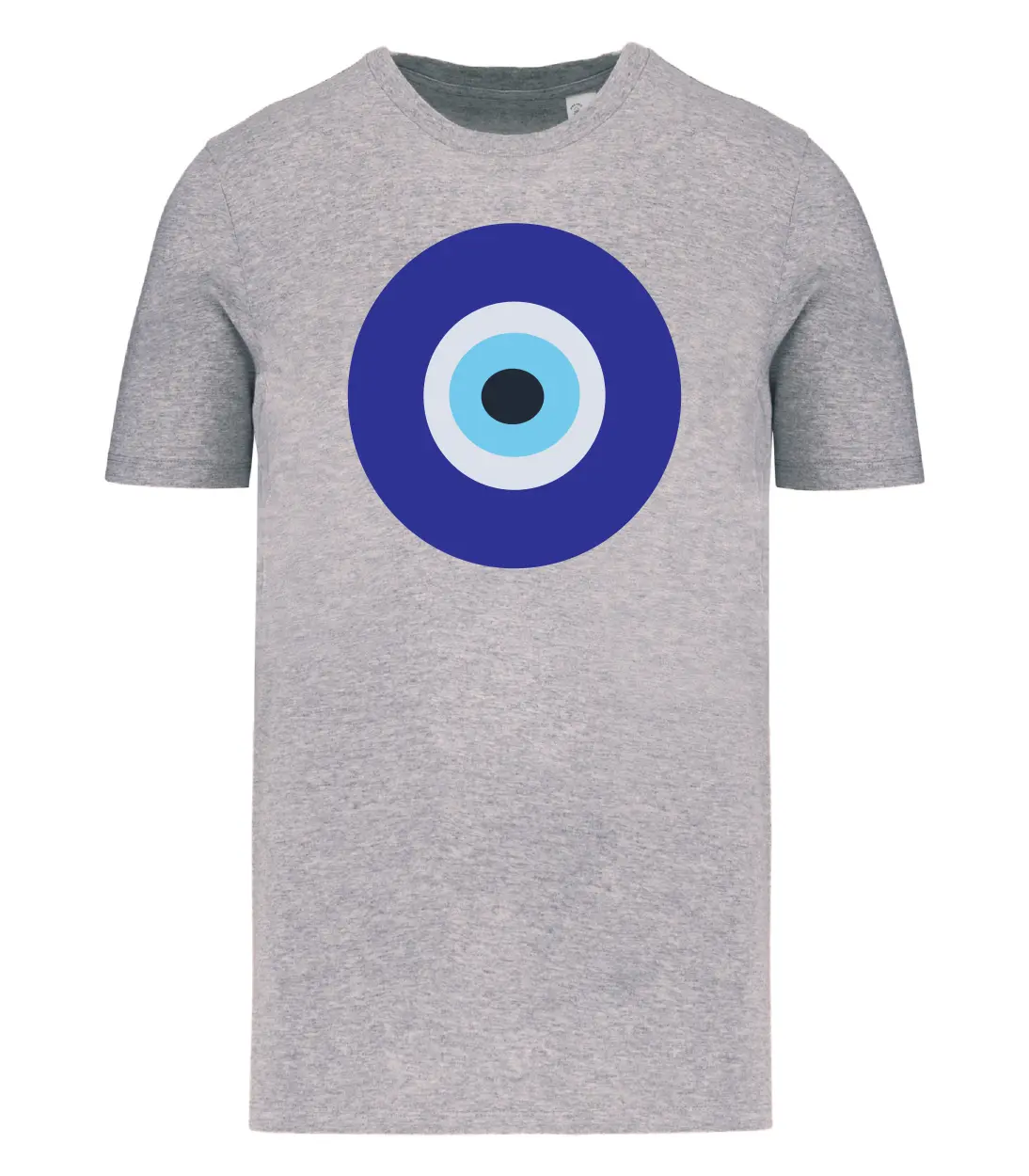 T-shirt_uomo_manica_corta_grigio_melange_occhio_di_allah_o_occhio_greco