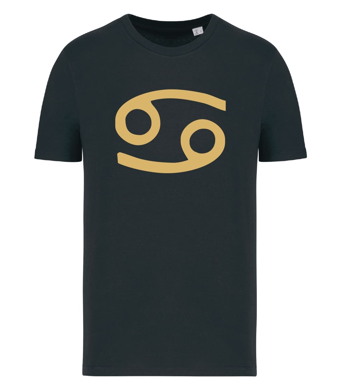 T-shirt_uomo_manica_corta_nero_segno_zodiacale_cancro