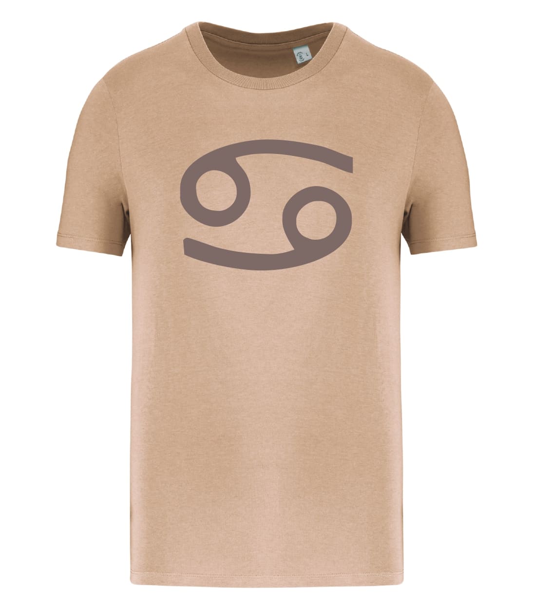 T-shirt_uomo_manica_corta_sabbia_segno_zodiacale_cancro