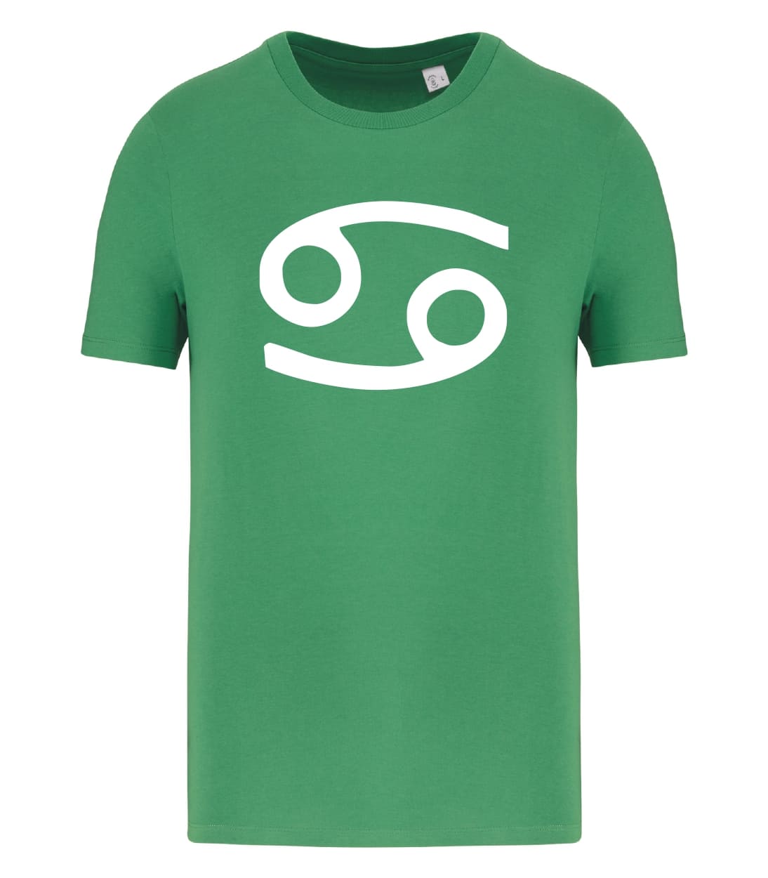T-shirt_uomo_manica_corta_verde_segno_zodiacale_cancro