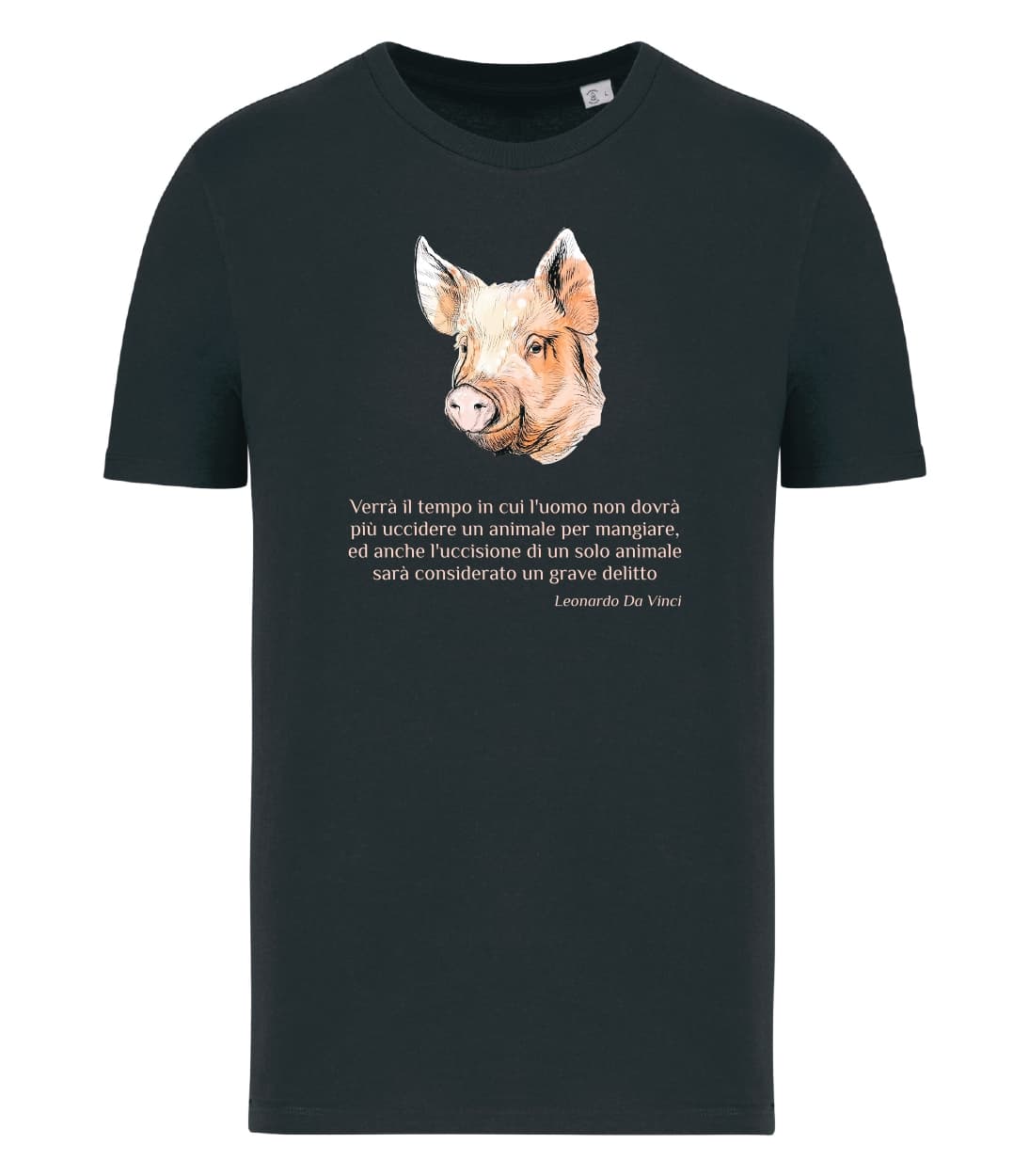 T-shirt_uomo_manica_corta_nero_Verra_il_tempo_in_ cui_luomo