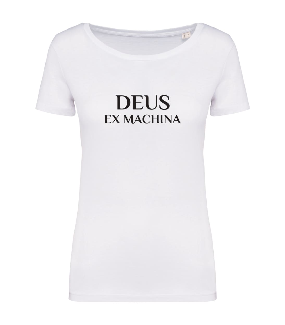 T-shirt_donna_manica_corta_bianco_Deus_ex_machina