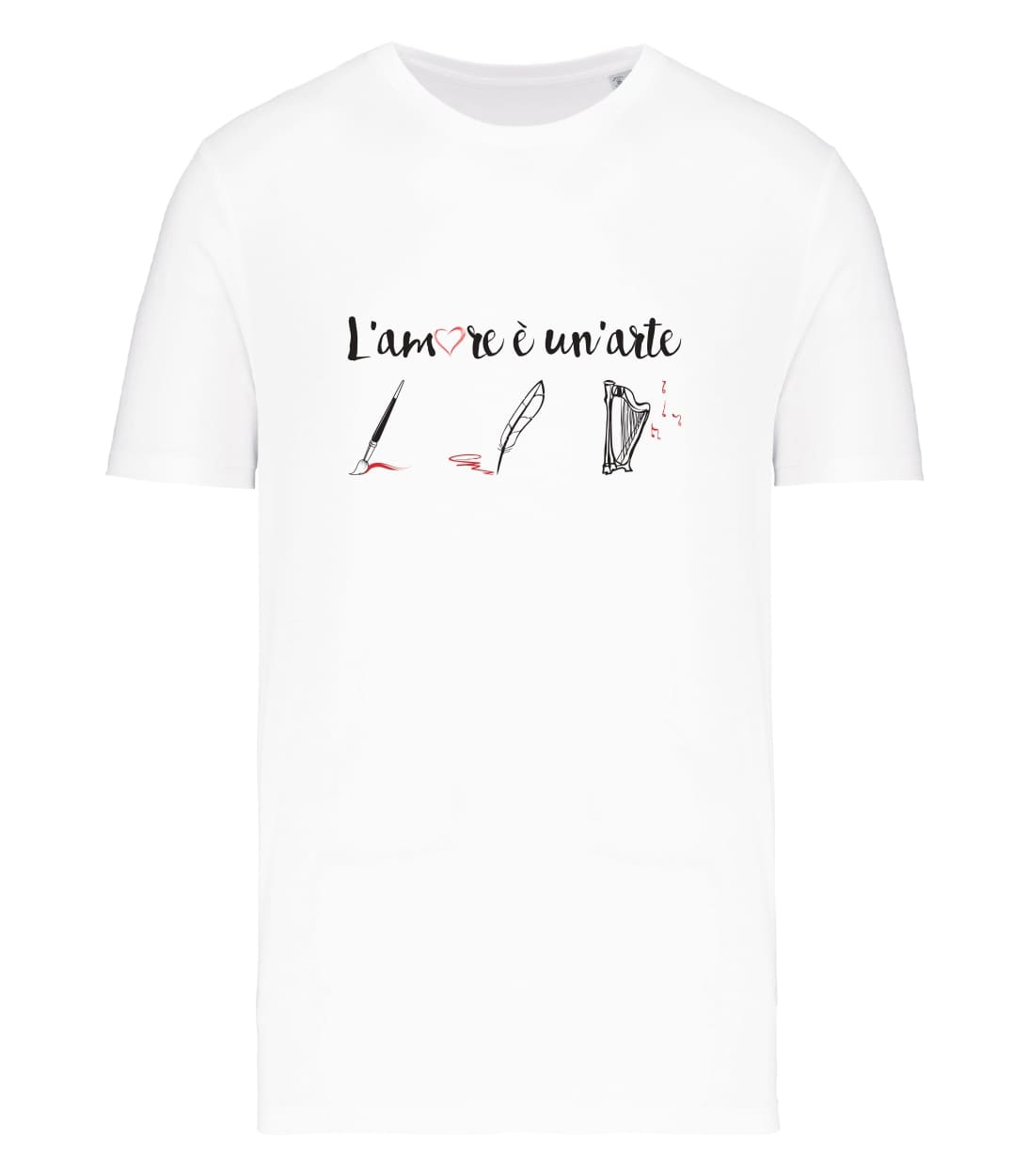 T-shirt_uomo_manica_corta_bianco_lamore_e_un_arte