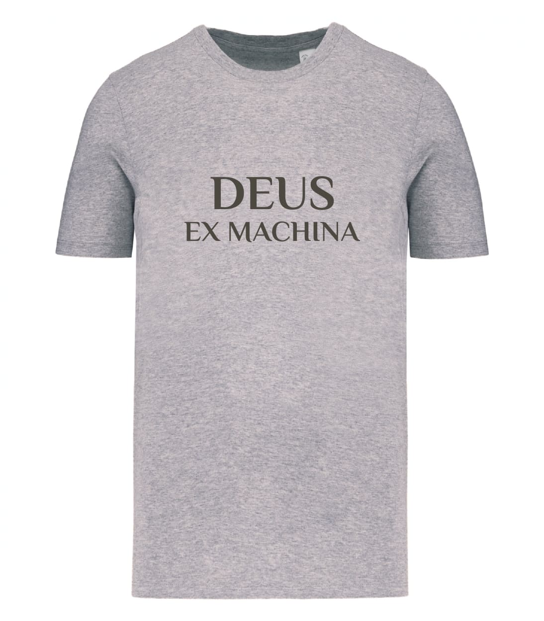 T-shirt_uomo_manica_corta_grigio_melange_Deus_ex_machina