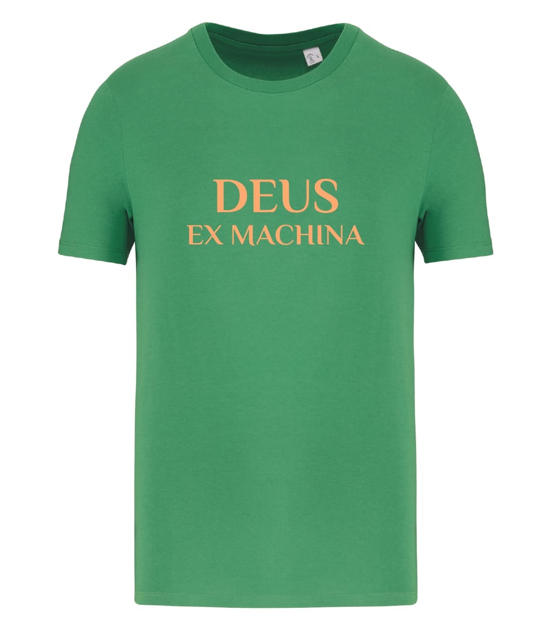 T-shirt_uomo_manica_corta_verde_Deus_ex_machina