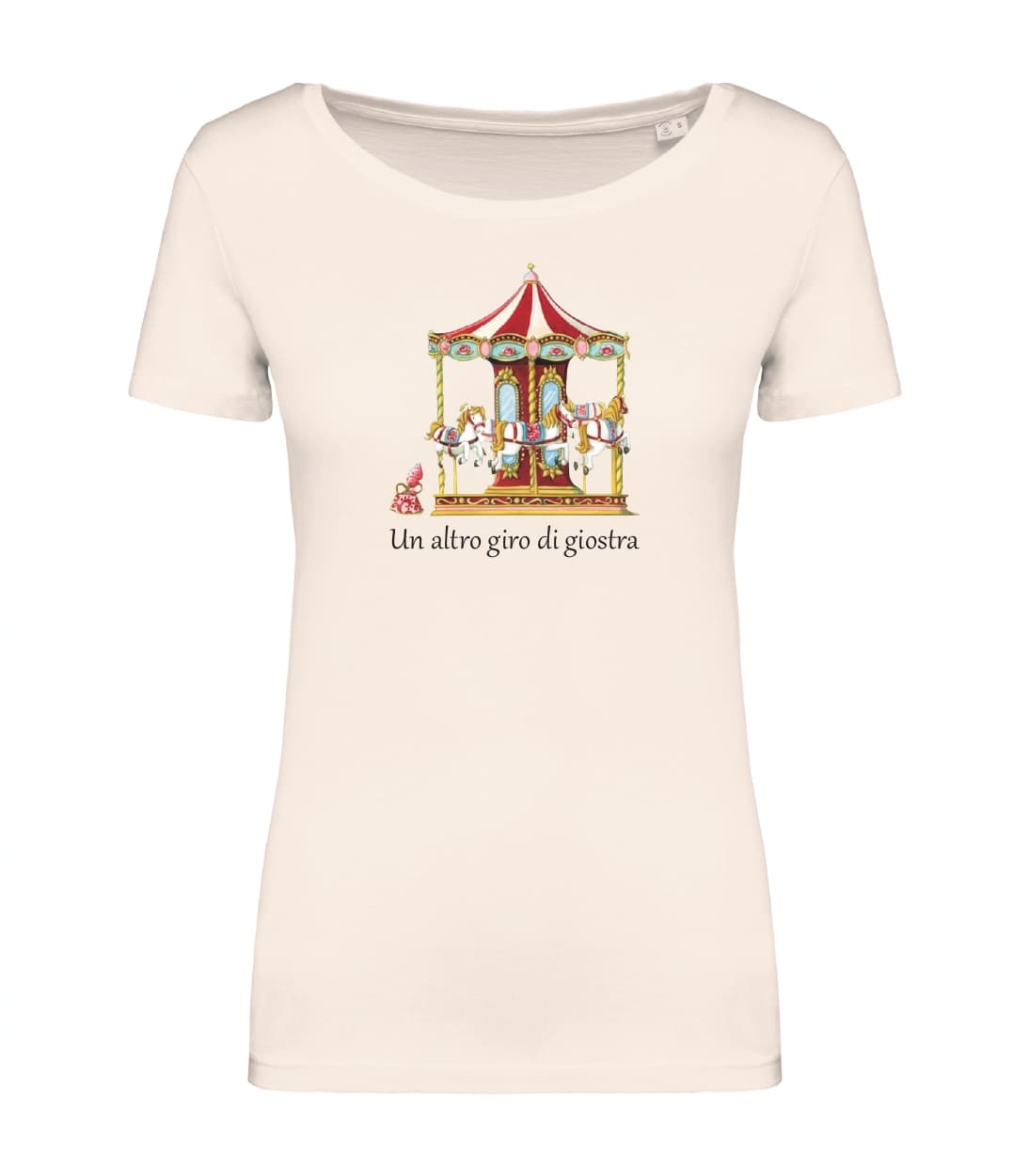 T-shirt_donna_manica_corta_avorio_un_altro_giro_di_giostra