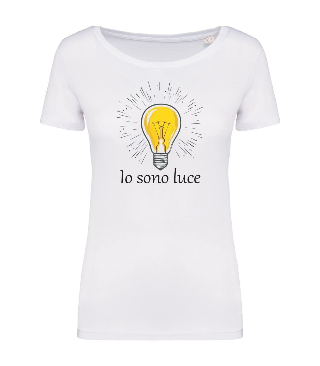 T-shirt_donna_manica_corta_bianco_io_sono_luce