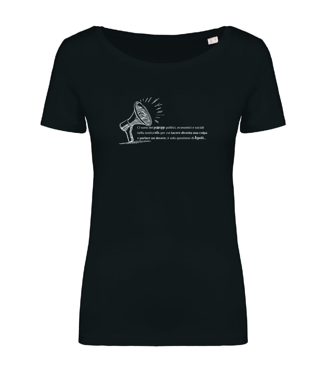 T-shirt_donna_manica_corta_nero_Ci_sono_dei_passaggi_politici_economici_e_sociali
