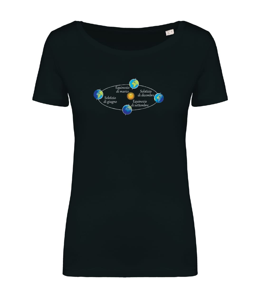 T-shirt_donna_manica_corta_nero_equinozio_e_solstizio