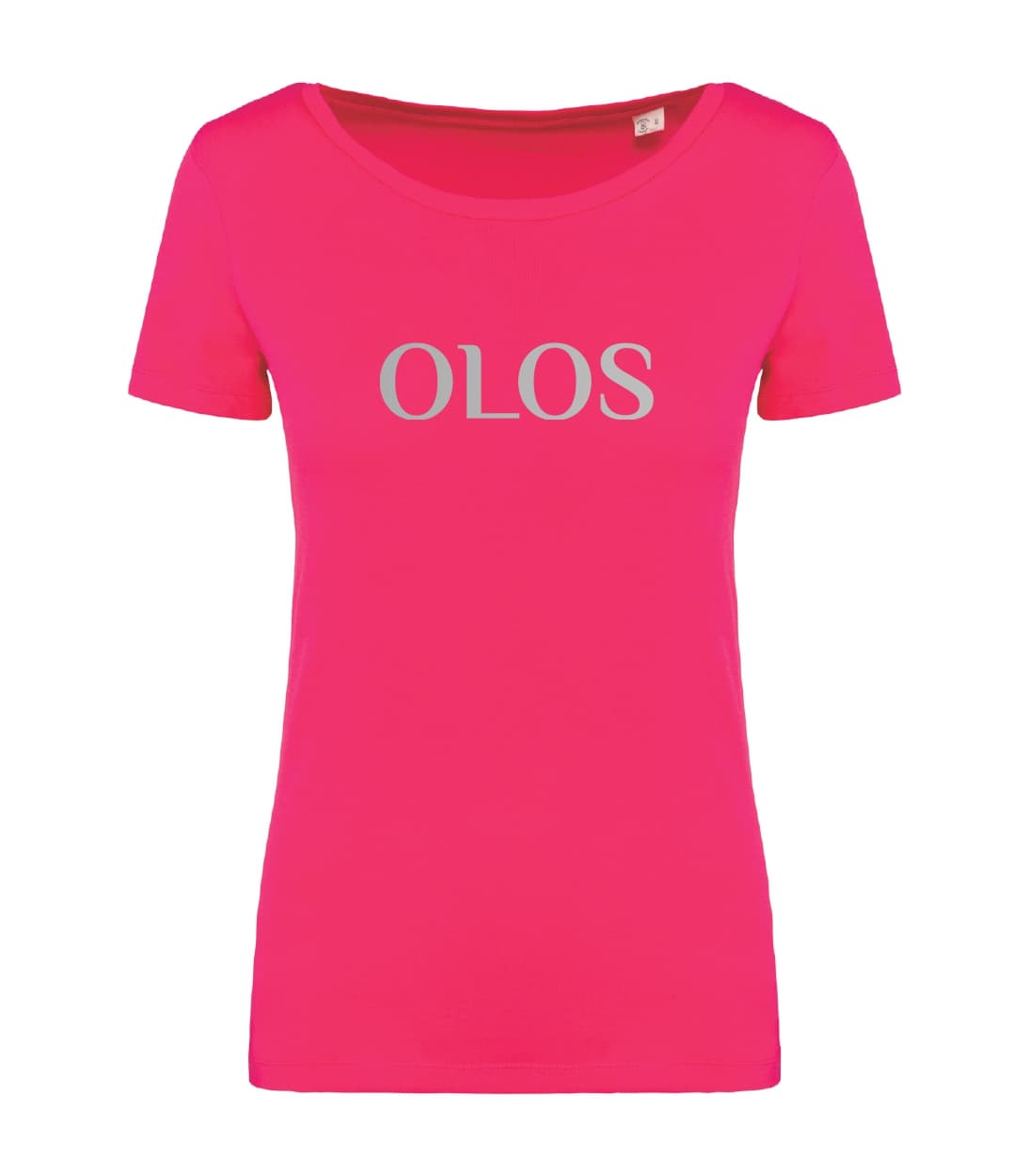 T-shirt_donna_manica_corta_rosso_ sorbetto_Olos