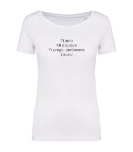 Ti amo mi dispiace perdonami grazie