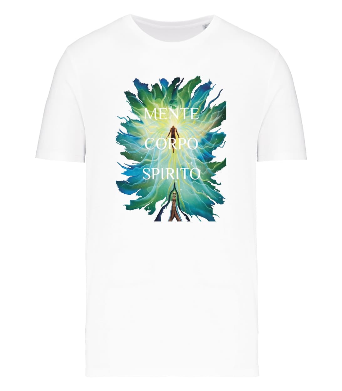 T-shirt_uomo_manica_corta_bianco_Mente_corpo_e_spirito
