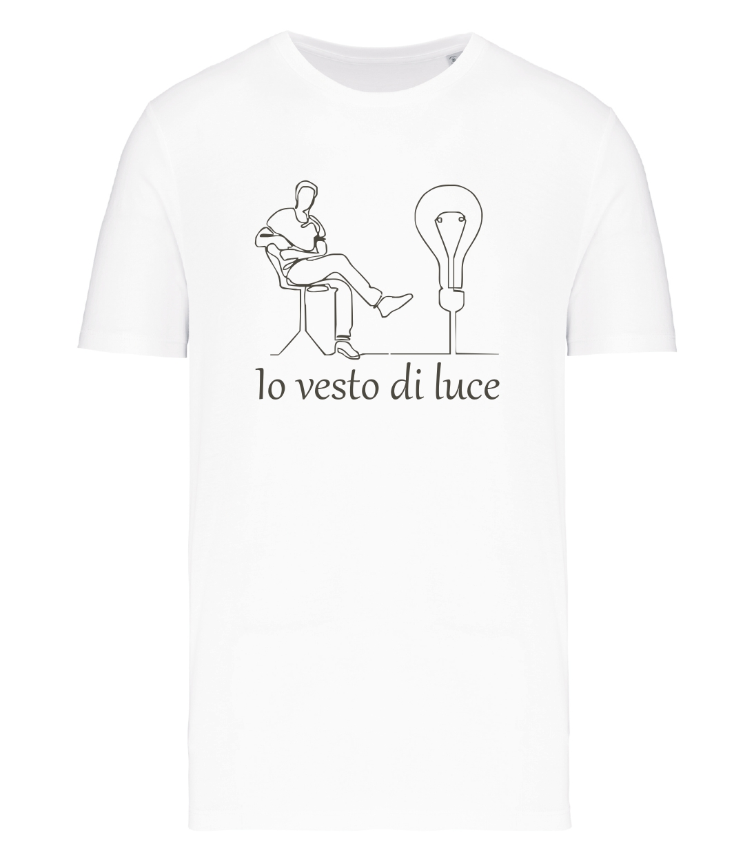 T-shirt_uomo_manica_corta_bianco_io_vesto_di_luce