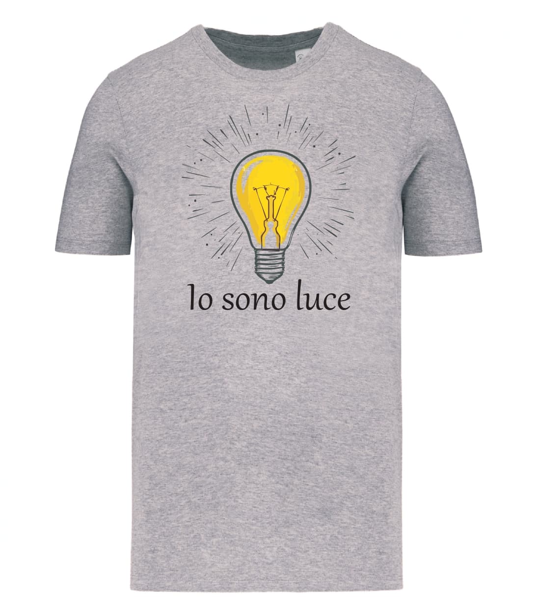 T-shirt_uomo_manica_corta_grigio_ melange_io_sono_luce