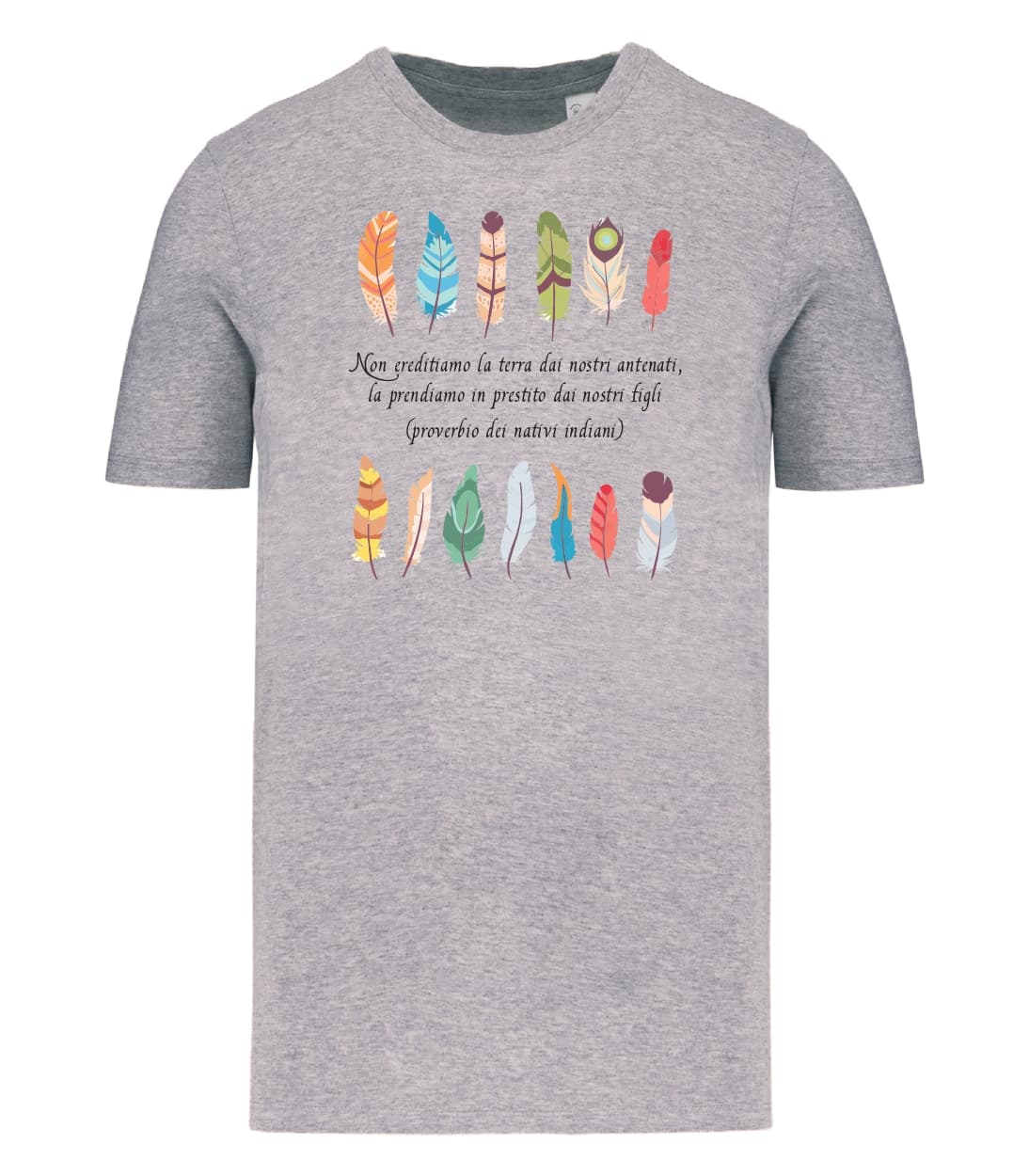 T-shirt_uomo_manica_corta_grigio_me_Non_ereditiamo