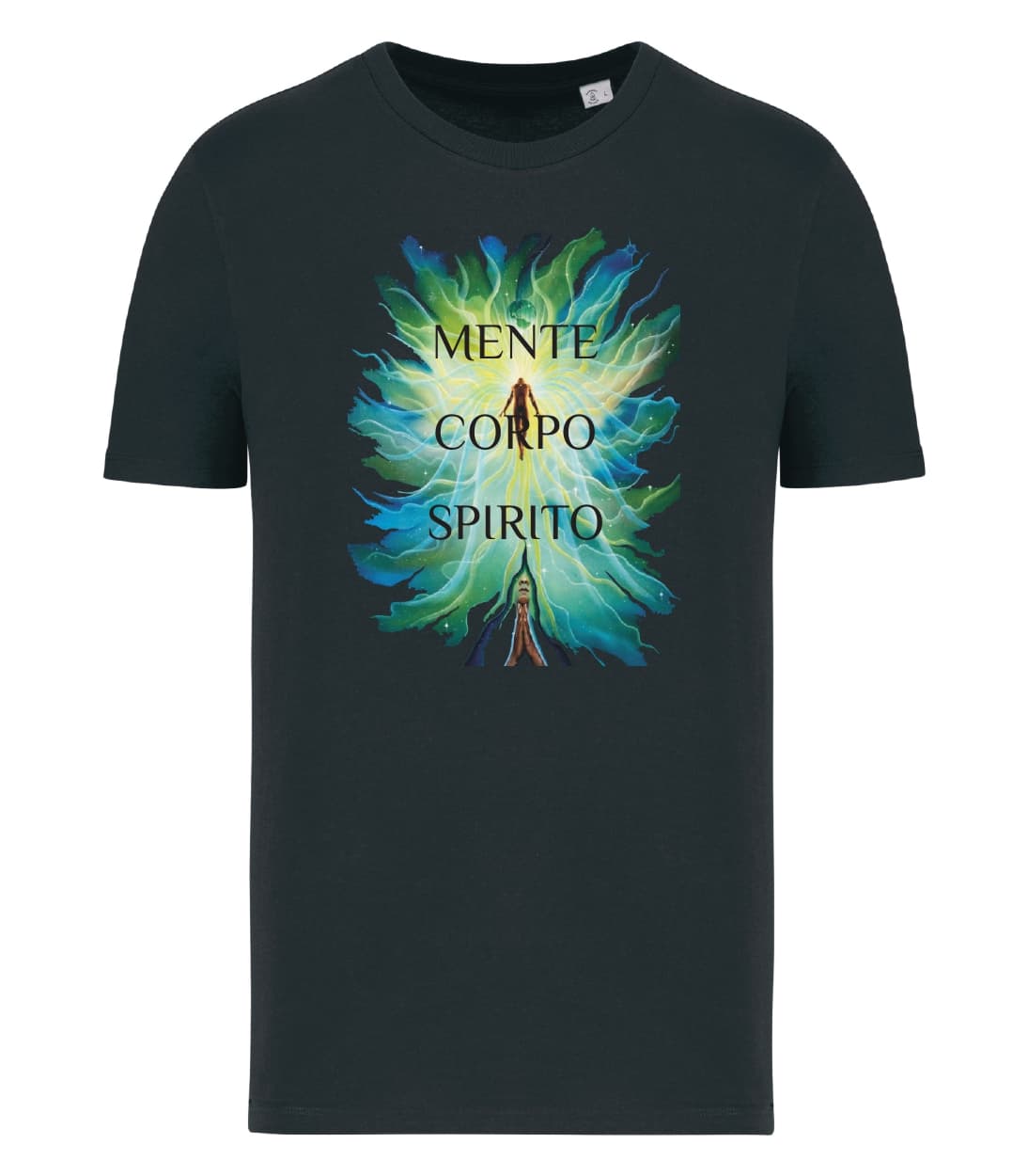 T-shirt_uomo_manica_corta_nero_Mente_corpo_e_spirito