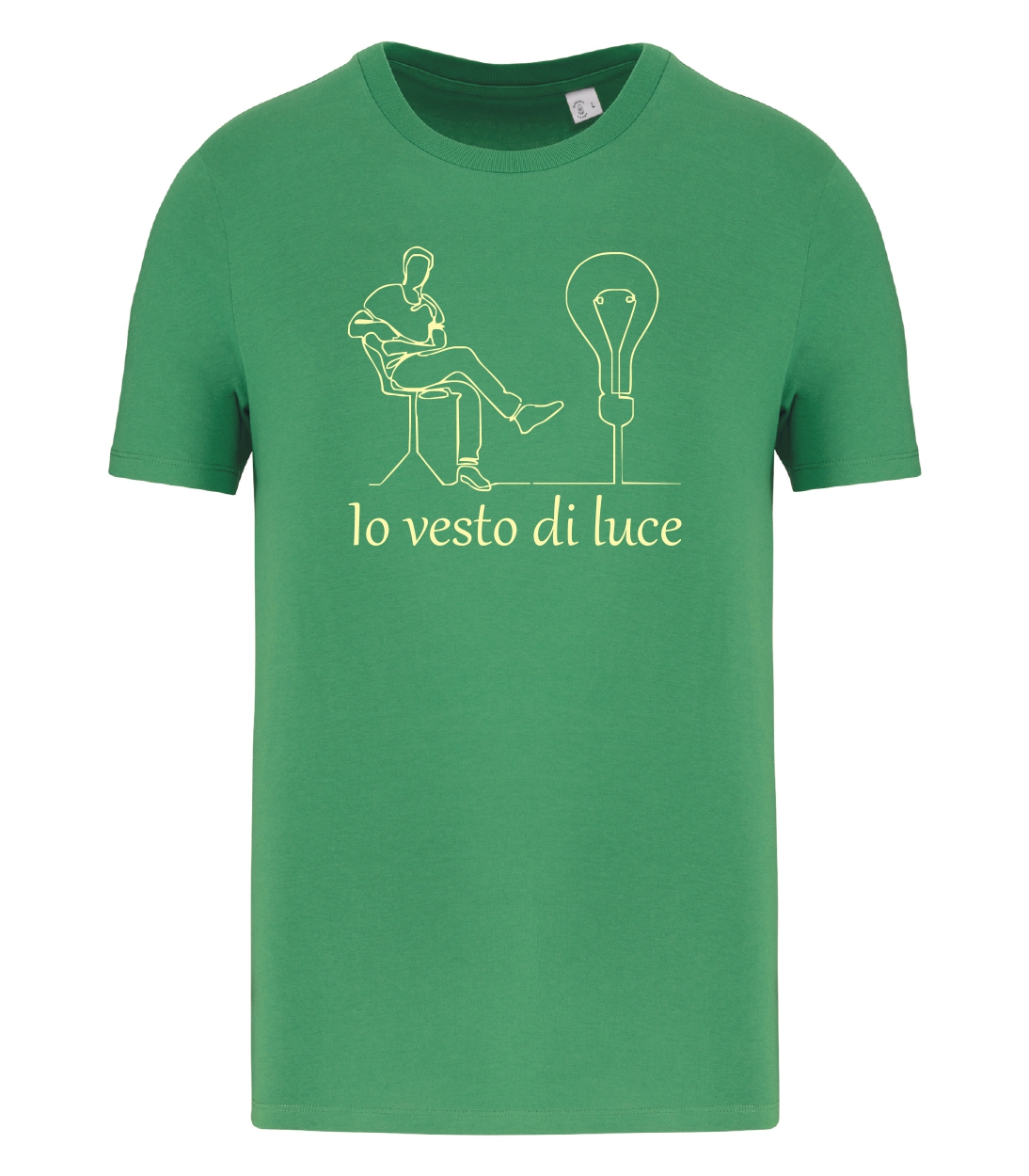 T-shirt_uomo_manica_corta_verde_io_vesto_di_luce