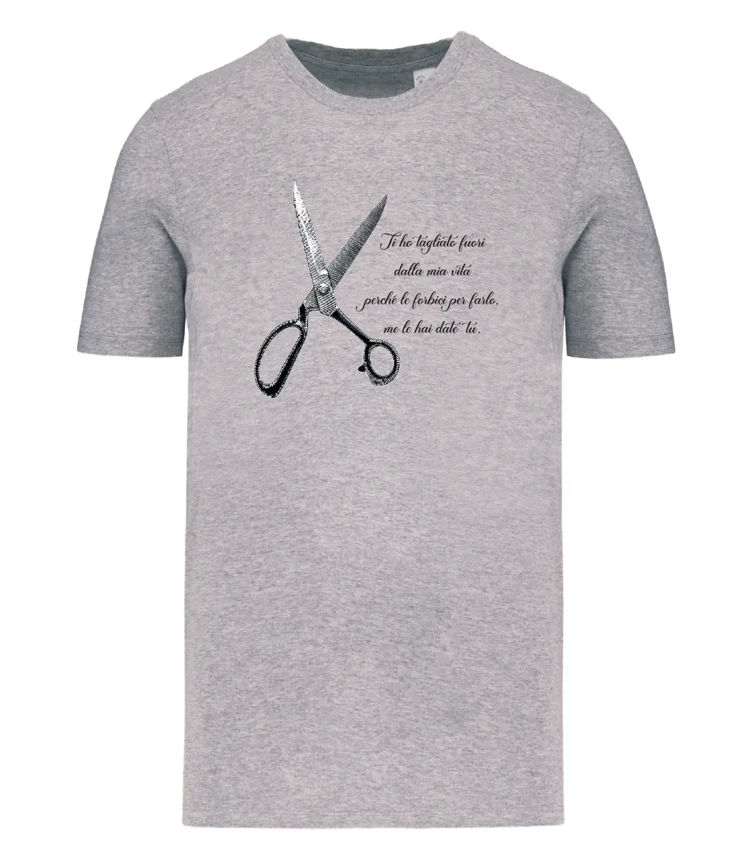 T-shirt_uomo_manica_corta_grigio_melange_le_forbici