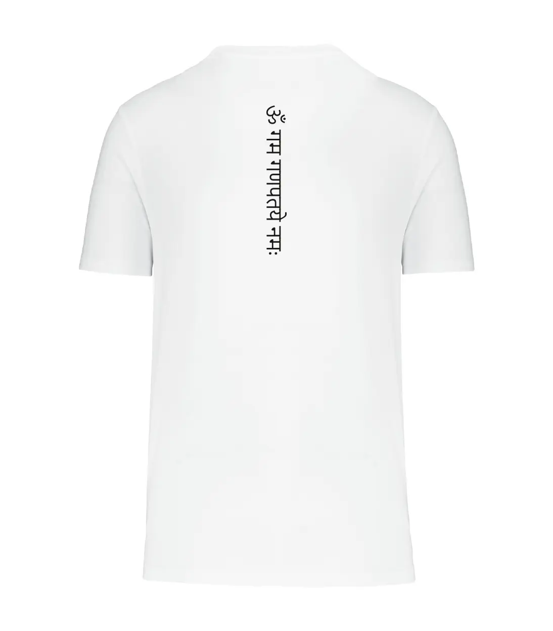 T-shirt_manica_corta_uomo_bianco_retro_ganescha_mantra
