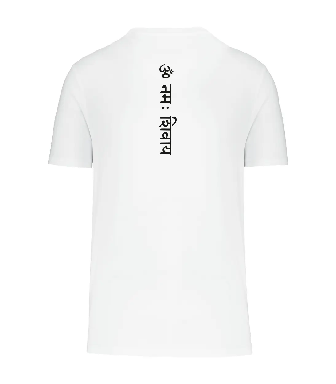 T-shirt_manica_corta_uomo_bianco_retro_meditazione_mantra