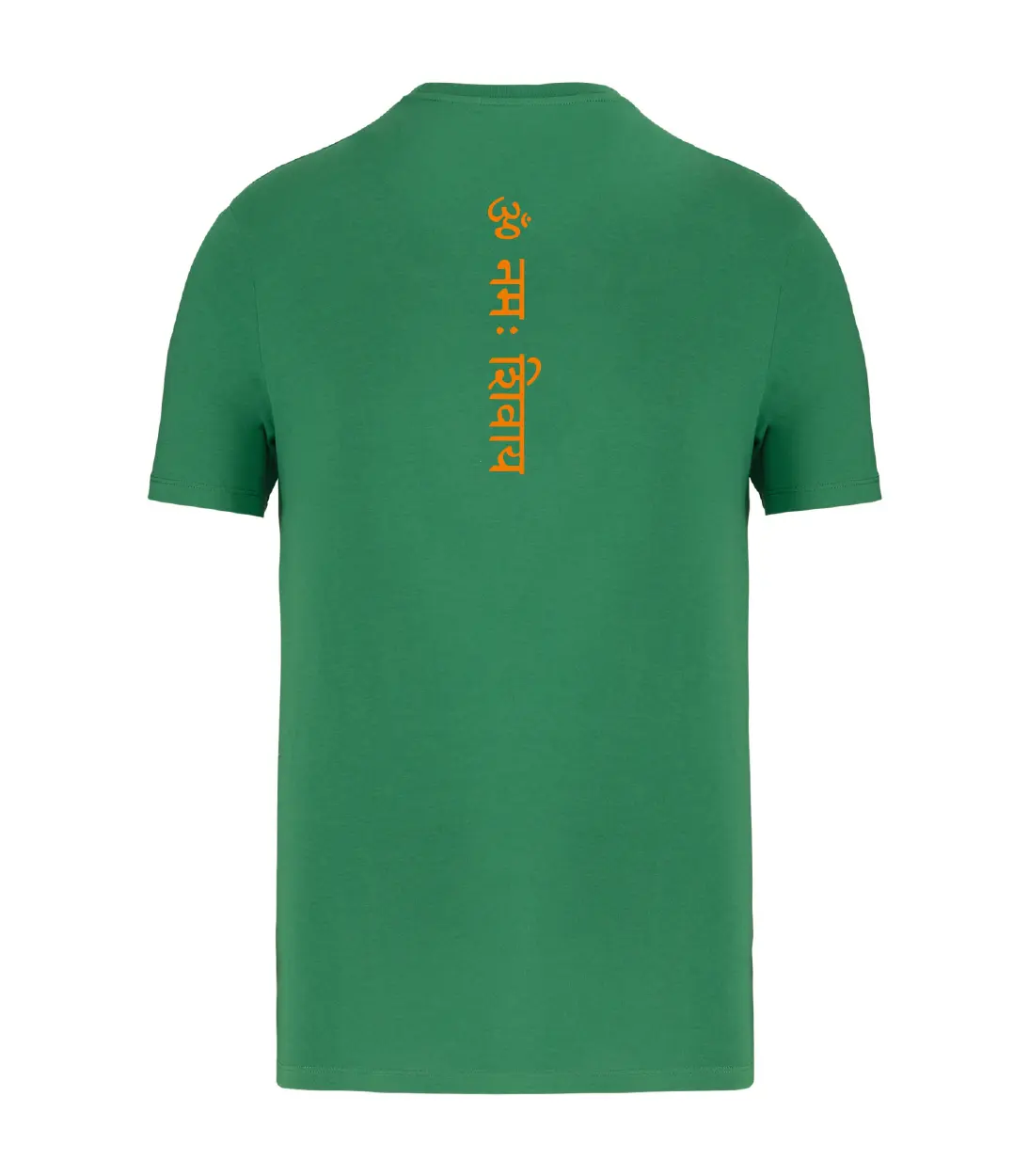 T-shirt_manica_corta_uomo_verde_fronte_meditazione_mantra