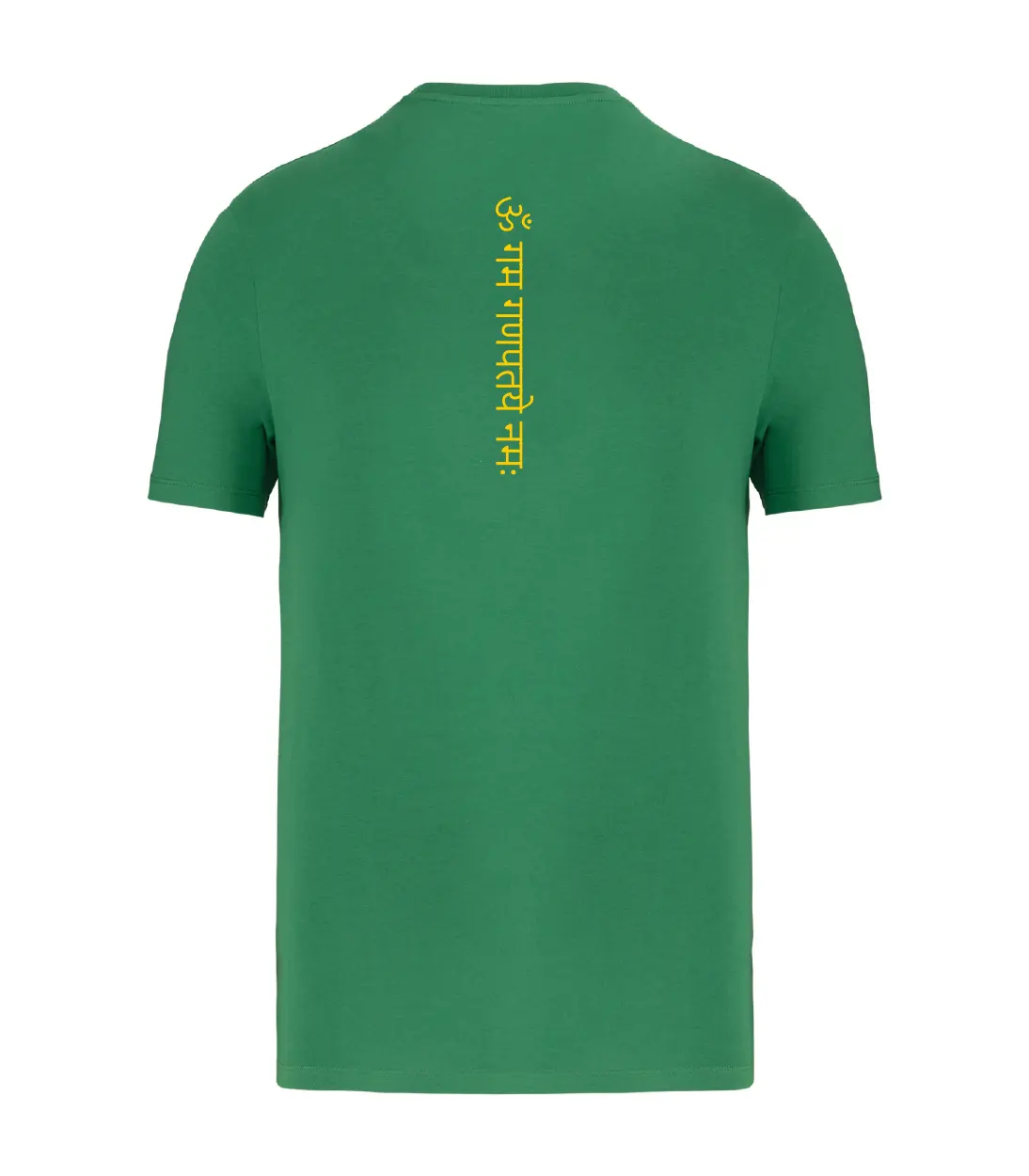 T-shirt_manica_corta_uomo_verde_retro_ganescha_mantra