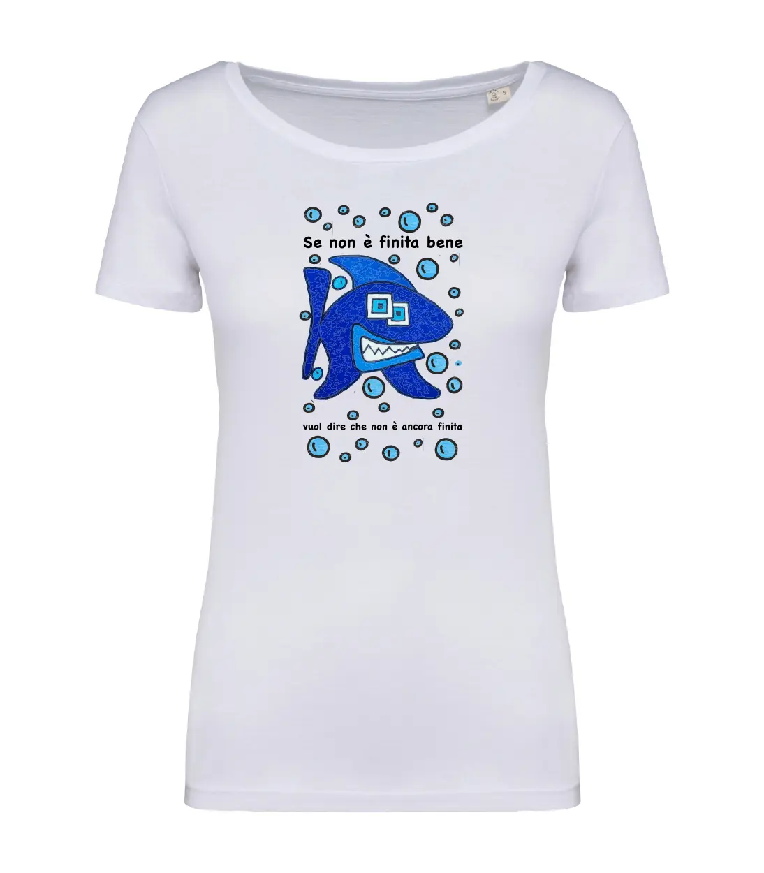 T-shirt_donna_manica_corta_bianco_Se_non_e_finita_bene