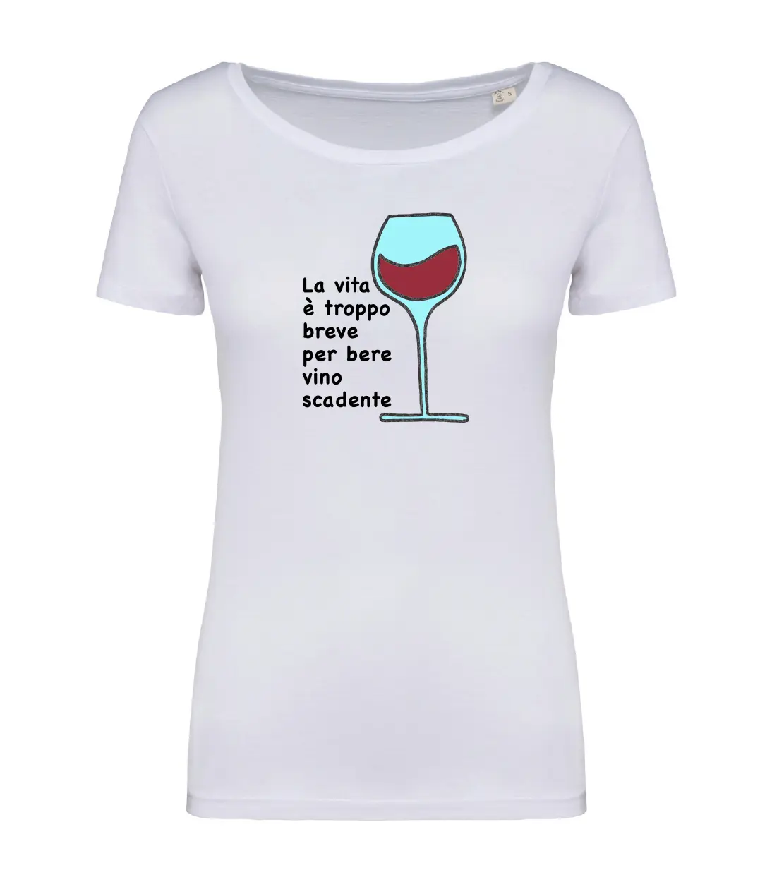 T-shirt_donna_manica_corta_bianco_la_vita_e_troppo_breve_...
