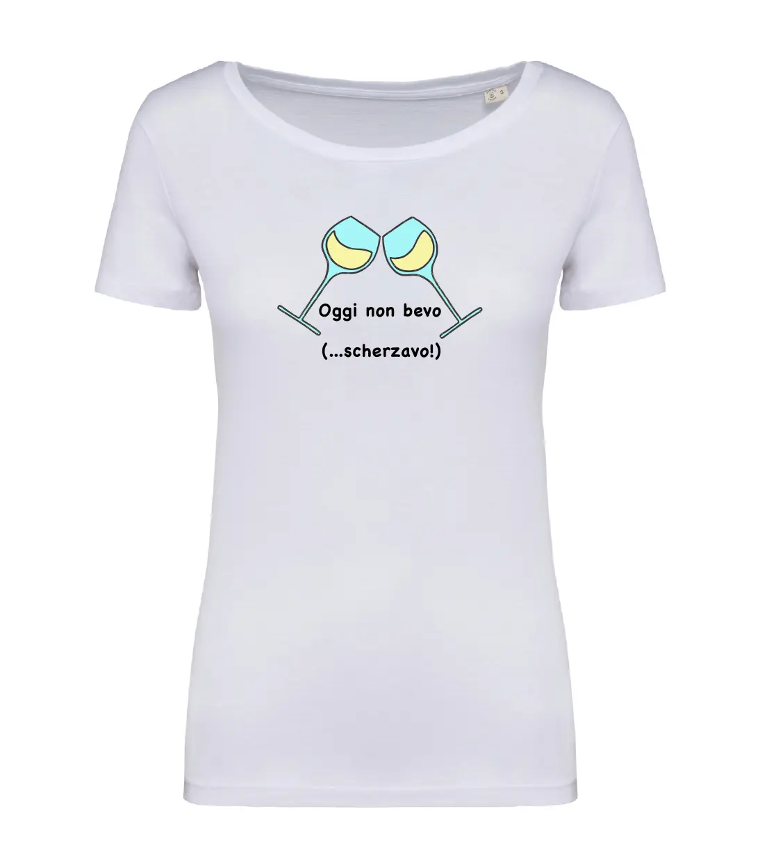 T-shirt_donna_manica_corta_bianco_oggi_non_bevo